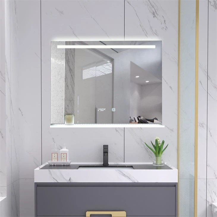 Backlit Rectangular Mirror