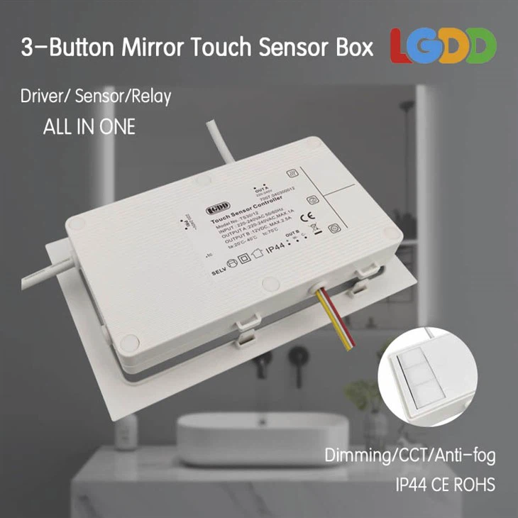 Mirror light Touch sensor Mirror light Touch sensor