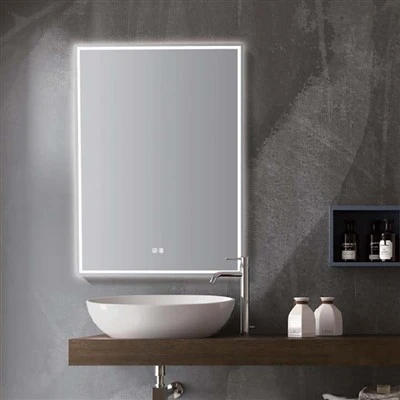 Espejo de pared con luces LED